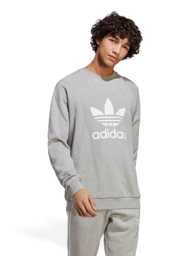 Sweatshirt adidas Originals Adicolor Classics Trefoil Crewneck Grå | IA4857