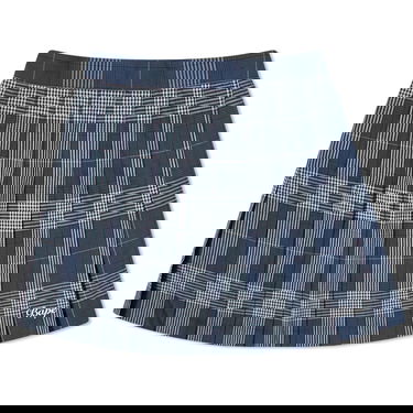 Nederdel BAPE Embroidery Check Pleated Skirt Mørkeblå | 001SKI302002L-NVY, 0
