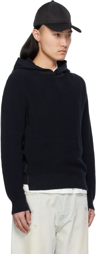 Sweater rag & bone rag & bone Gabe Spliced Hoodie Mørkeblå | MBS25S026SD26, 1