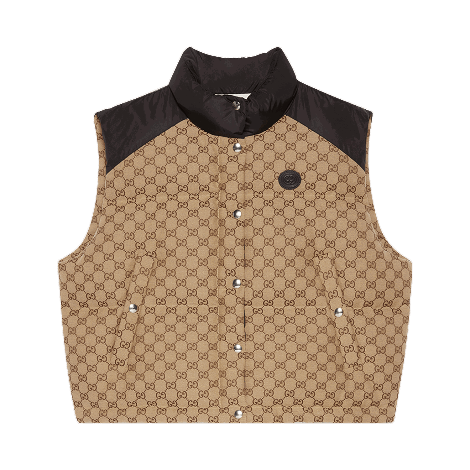 Vest Gucci Puffer Vest Brun | 717547 Z9AAT 2184, 0