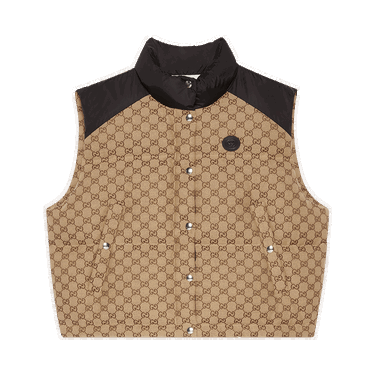 Vest Gucci Puffer Vest Brun | 717547 Z9AAT 2184, 0