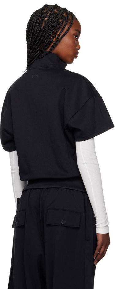 Vest Y-3 Y-3 3S Short Sleeve Zip-Up Shirt Sort | JN4984, 2