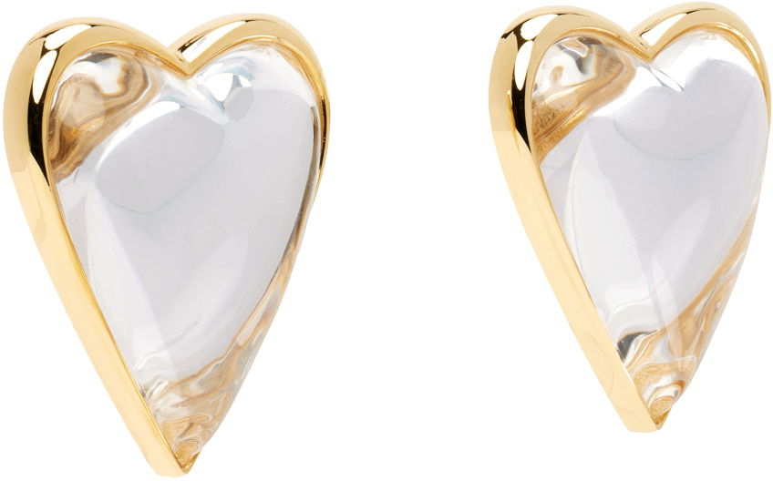 Øreringe Alaïa Gold 'Le Cœur Bombe' Earrings Metalisk | AA2B068LA008, 1