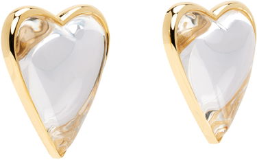 Øreringe Alaïa Gold 'Le Cœur Bombe' Earrings Metalisk | AA2B068LA008, 1