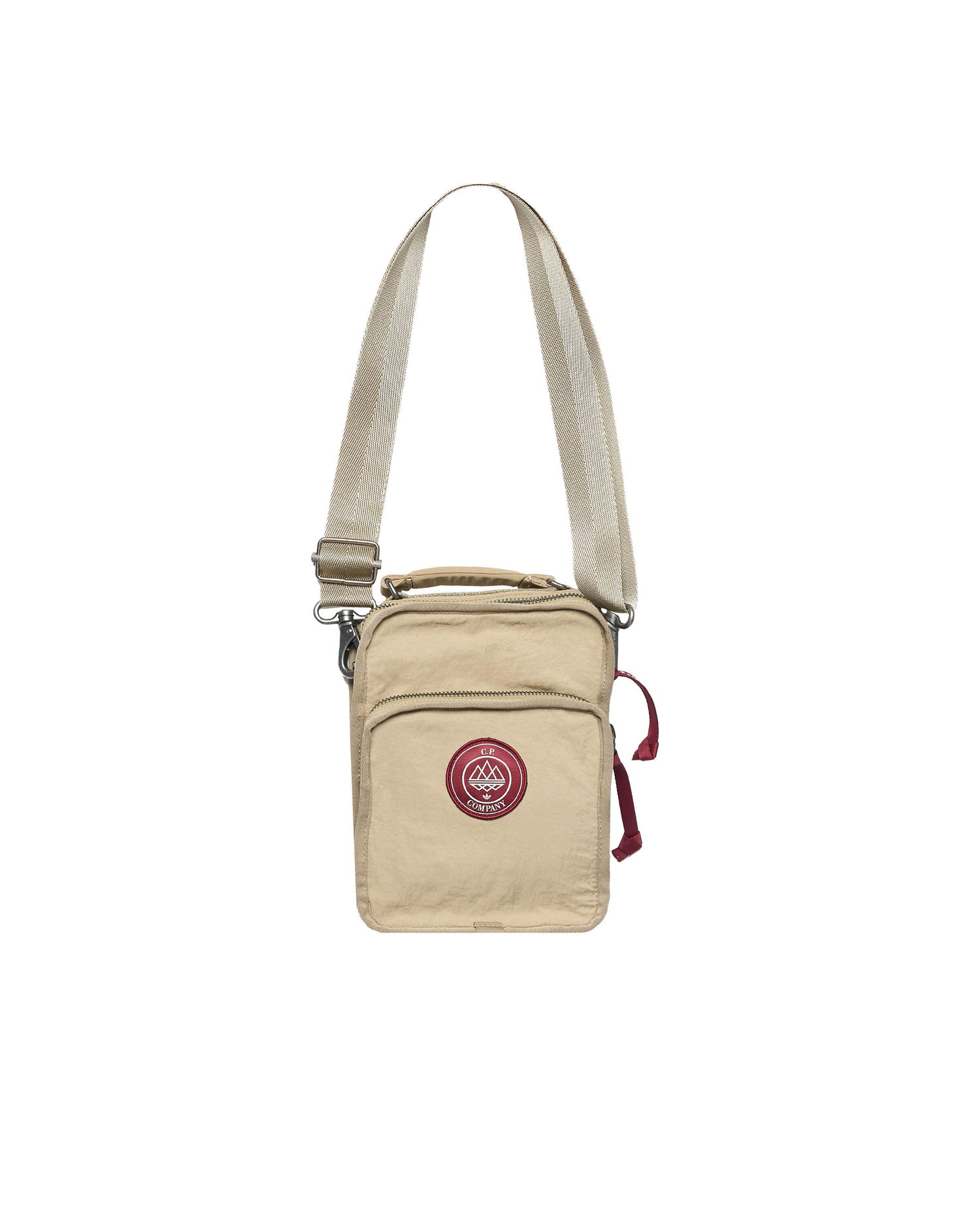 Skuldertaske adidas Originals C.P. COMPANY SPZL x Beige Fabric Small Crossbody Bag Beige | JF1059, 0