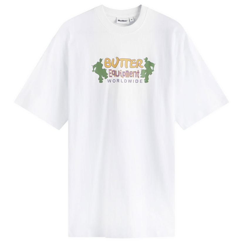 T-shirt Butter Goods Breaker T-Shirt Hvid | BGQ224D10201