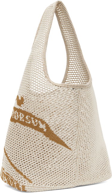Skuldertaske Burberry Burberry EKD Large Crochet Tote Beige | 8109369, 2