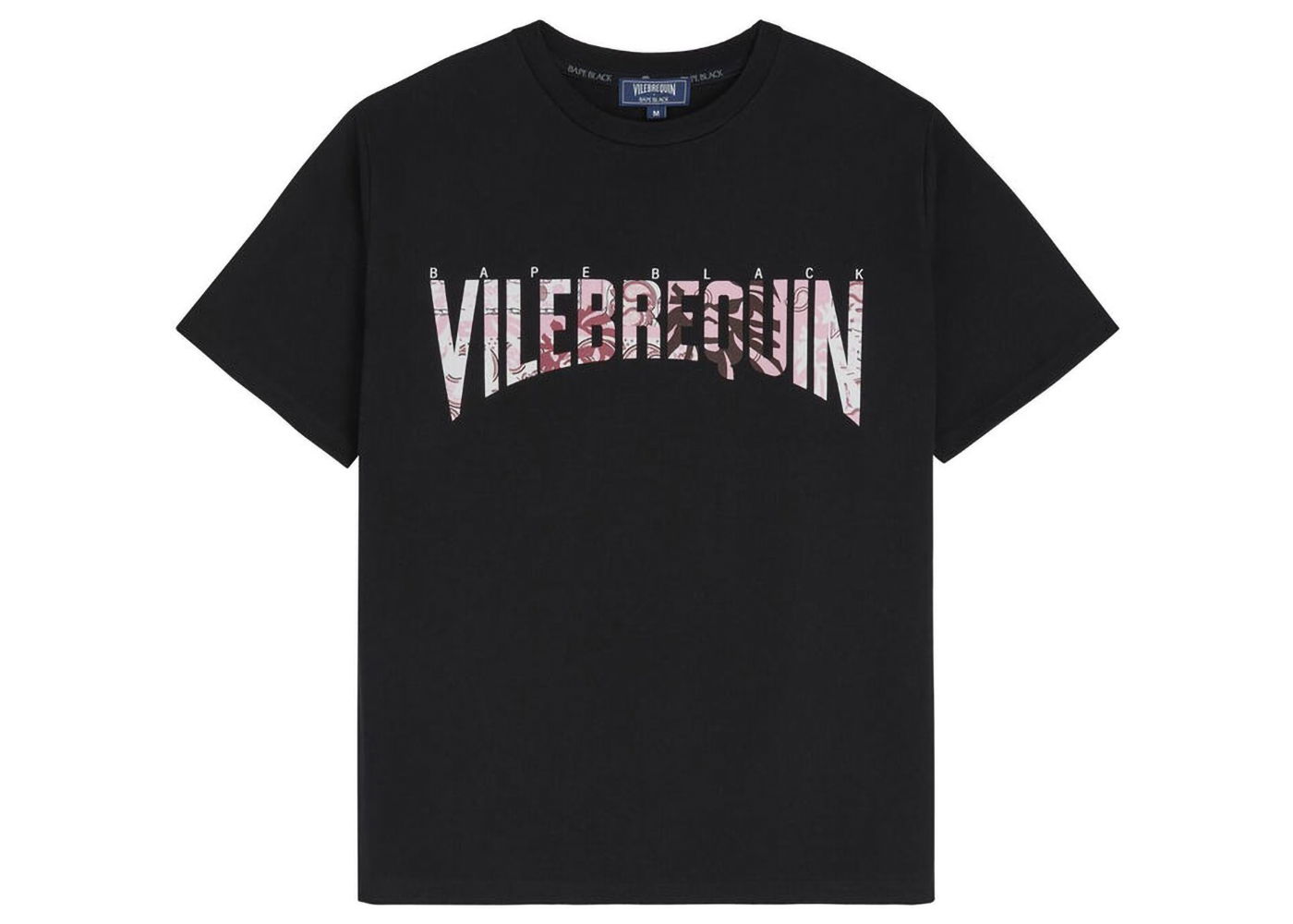 T-shirt BAPE BLACK x Vilebrequin Logo Tee Sort | 1I23-110-915, 0