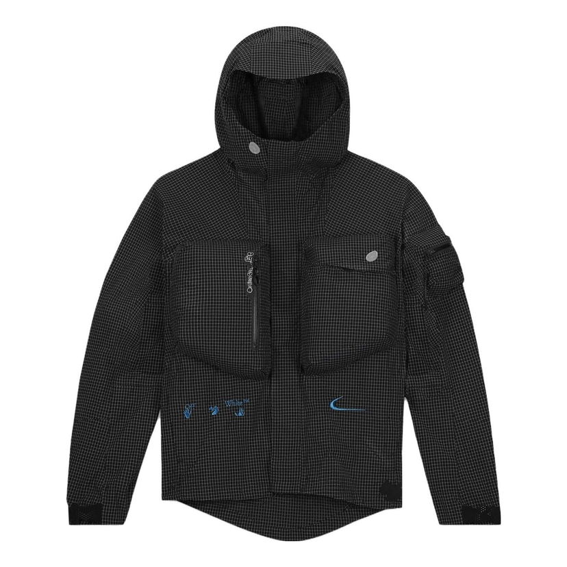 Parka Nike Off-White Hooded Jacket Sort | DN1750-010