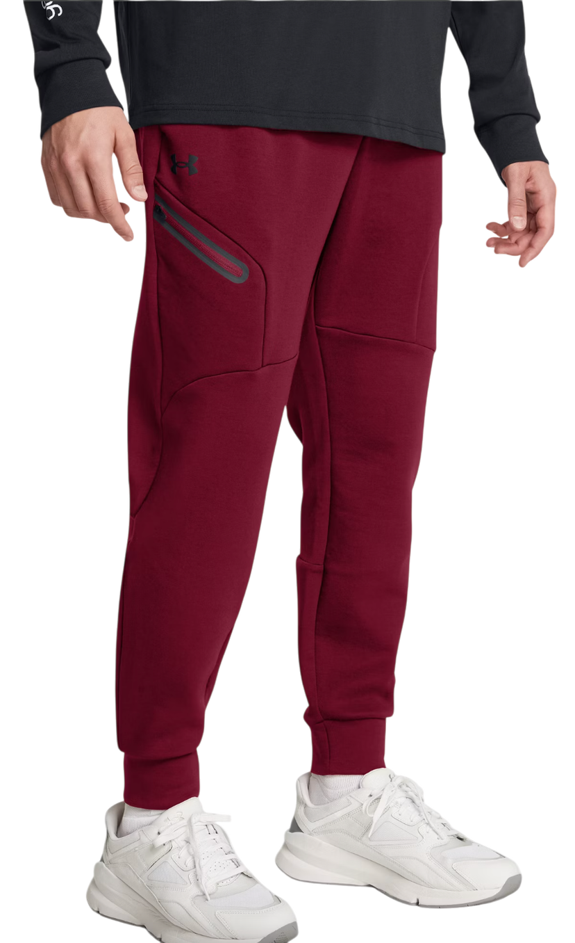 Cargo bukser Under Armour Fleece Jogger Pants Bourgogne | 1389353-625