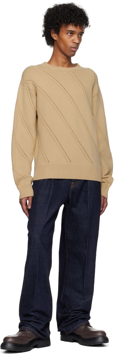 Jeans FERRAGAMO Ferragamo Straight-Leg Jeans Blå | 780559, 3