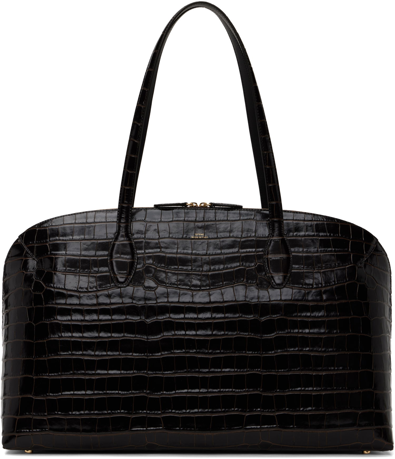 Mulepose TOTEME Totême Croco-Embossed Day Tote Sort | 252-WAL0082-LE0076, 0
