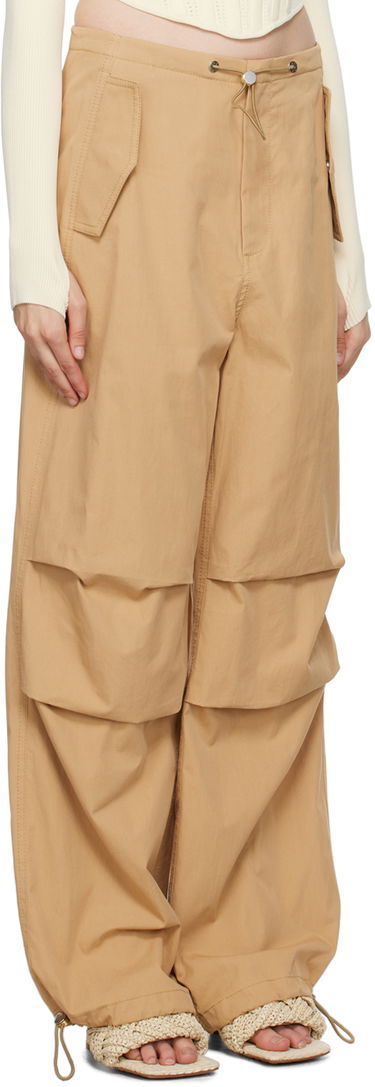 Cargo bukser Dion Lee Elasticized Cargo Trousers Beige | C2100P23, 1