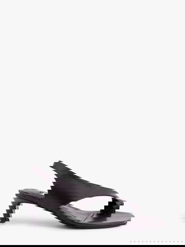 Sneakers og sko TOTEME Leather Slingback Toe-Ring Sandals by Toteme Brun | 252WAS0201LE0131273, 0
