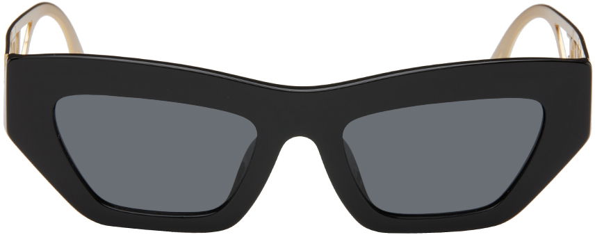 Solbriller Versace Cutout Sunglasses "Black & Gold" Sort | 0VE4432U 8056597726023, 0
