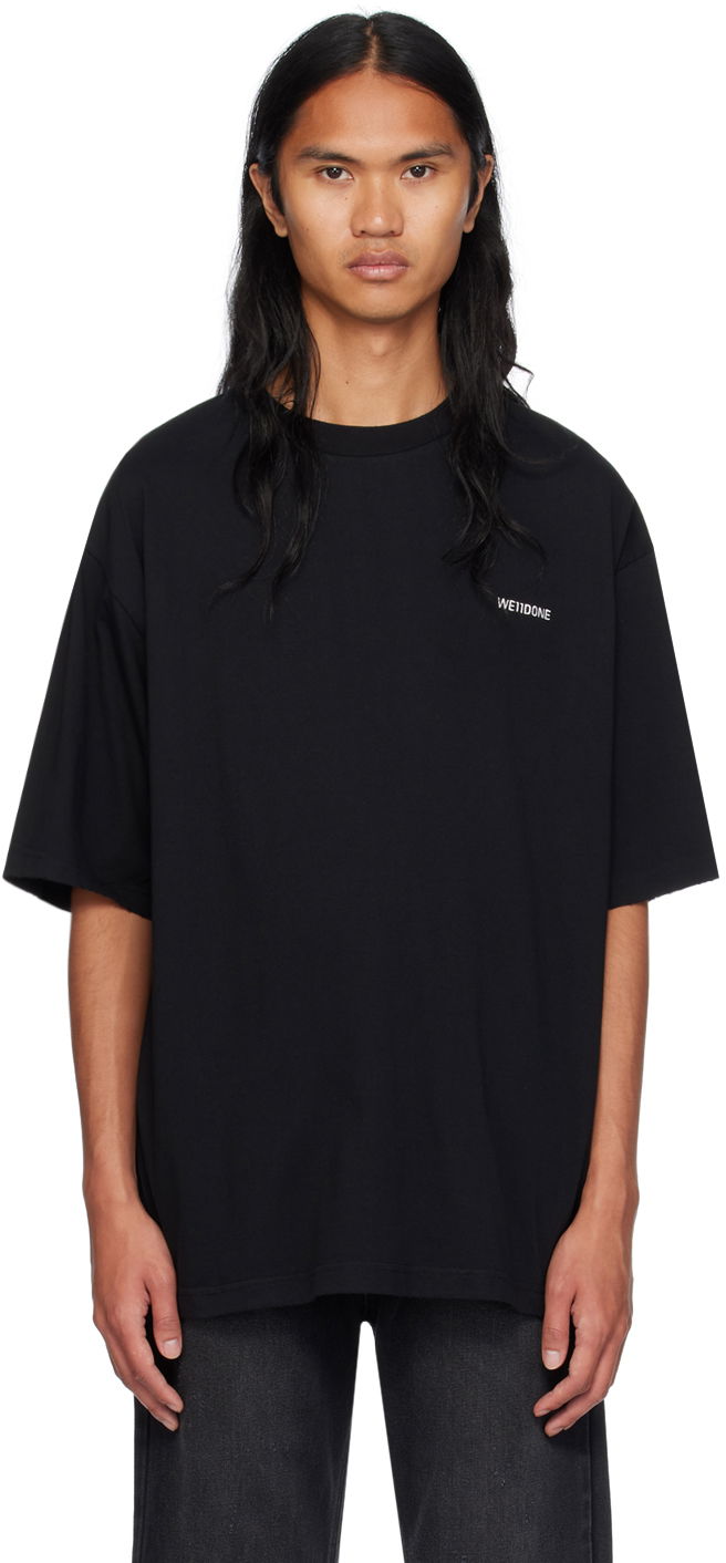 T-shirt We11done Damaged T-Shirt Sort | WD-TT2-24-765-U-BK, 0