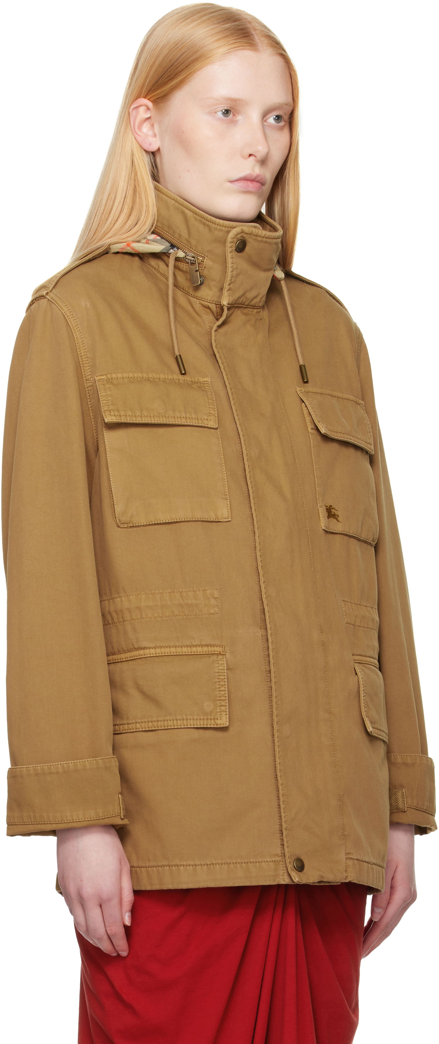 Parka Burberry Burberry Hooded Field Jacket Brun | 8106036, 1