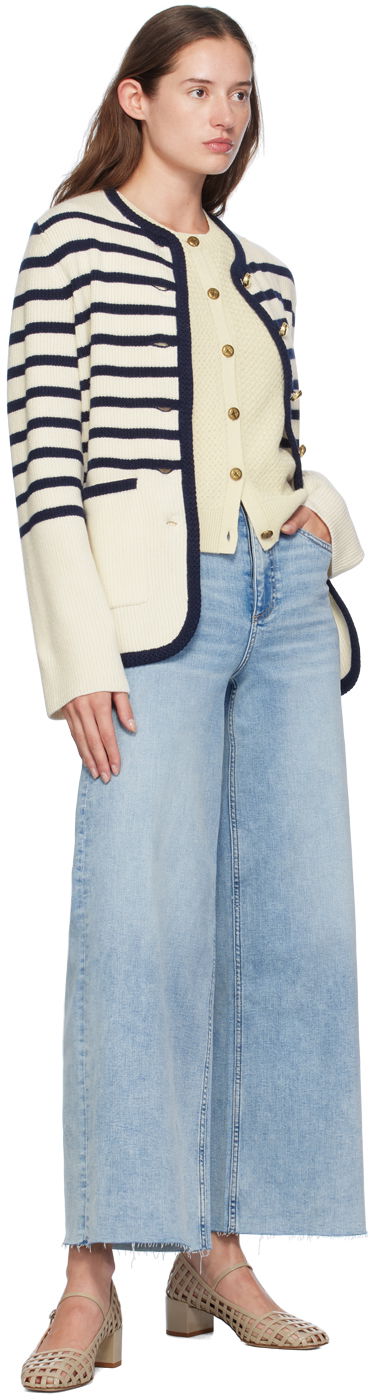 Sweater rag & bone Knit Buttoned Vest Gul | WAS24F046UG46, 3