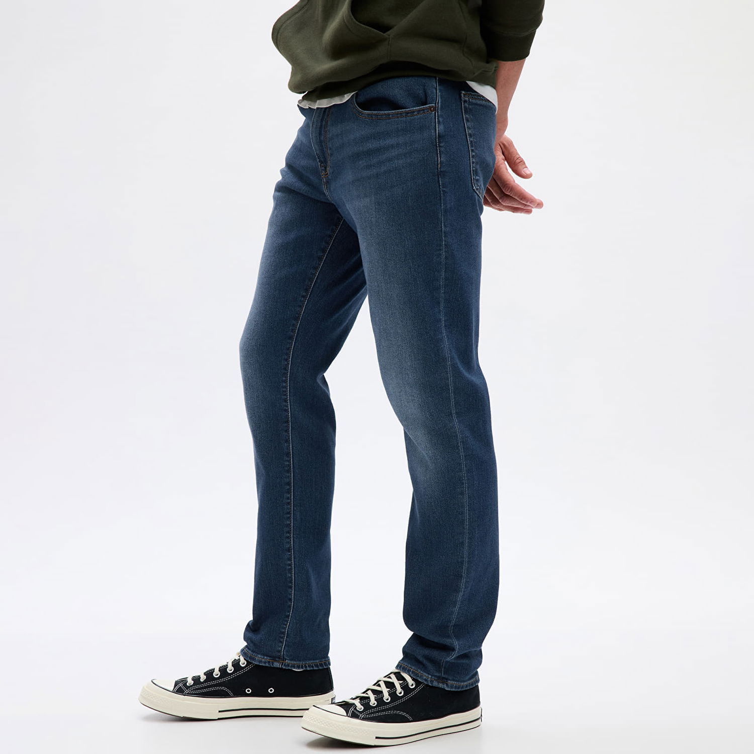 Jeans GAP Denim Pants Slim Medium Wash Mørkeblå | 728701-00, 1