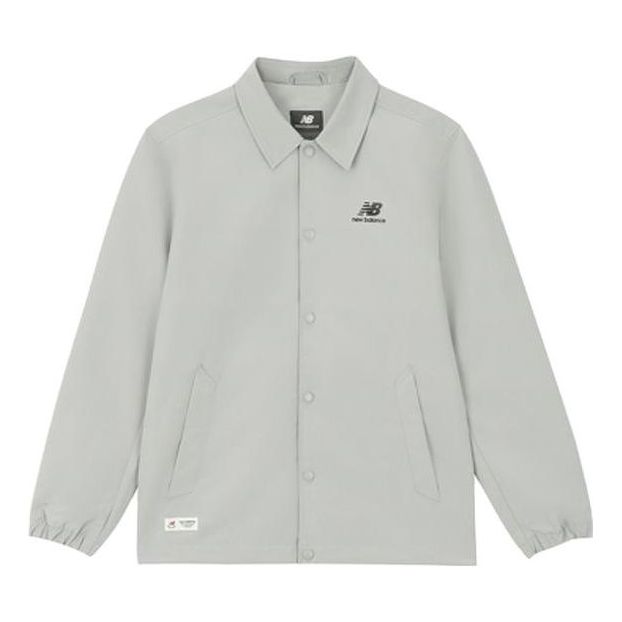Vindjakke New Balance Lifestyle Coach Jacket Grå | 5AD38111-GR