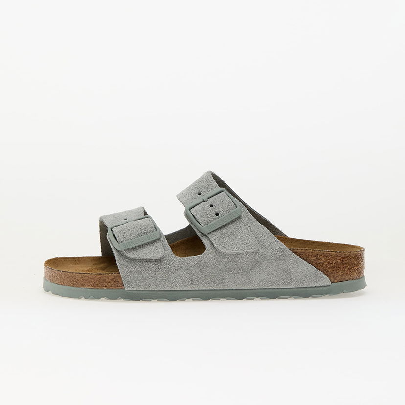 Sneakers og sko Birkenstock Birkenstock Arizona Suede Leather Sandals Grå | 1029215