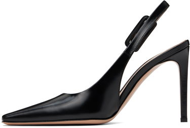 Sneakers og sko Gianvito Rossi Tokio Leather Slingback Heels Sort | G95441-95RIC-TOK, 2
