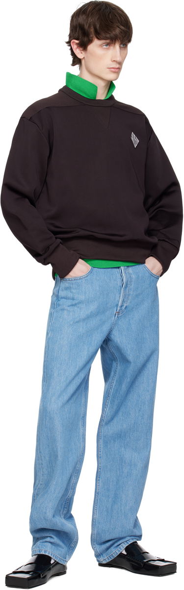 Sweater Lacoste Lacoste Runway Badge Sweatshirt Brun | SH6761, 4