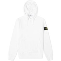 Sweatshirt Stone Island Garment Dyed Popover Hoodie Hvid | 801564151-A0001, 1