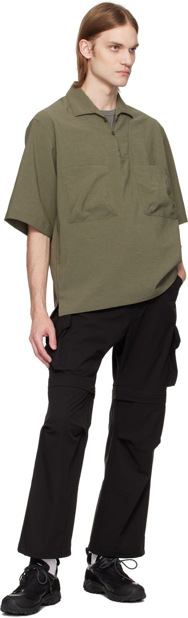 Skjorte Snow Peak Snow Peak Light Poplin Shirt Grøn | SH-25SU004, 3