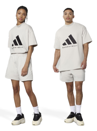 T-shirt adidas Originals adidas Basketball 001_Tee Hvid | IR8491