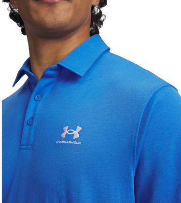 Polo skjorte Under Armour Textured Short-Sleeve Icon Polo Blå | 1386608-402, 2