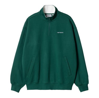 Sweatshirt Carhartt WIP L/S Adam Half-zip Sweatshirt Chervil Grøn | A241017_1XH_XX, 2