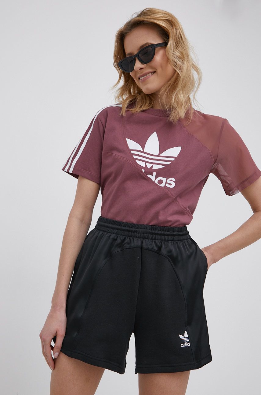Shorts adidas Performance Adicolor Brun | HC7036, 0