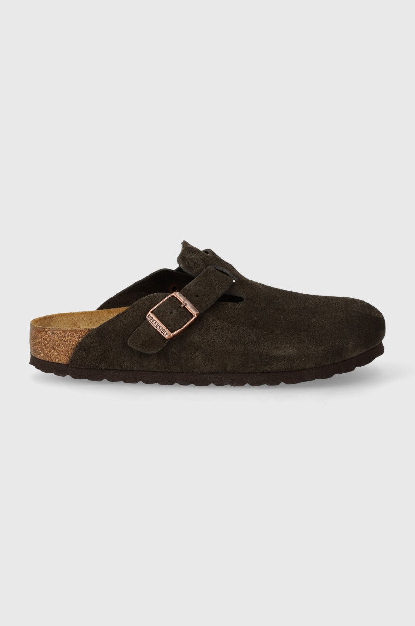 Sneakers og sko Birkenstock Birkenstock Boston Suede Clogs Brun | 1027460, 1