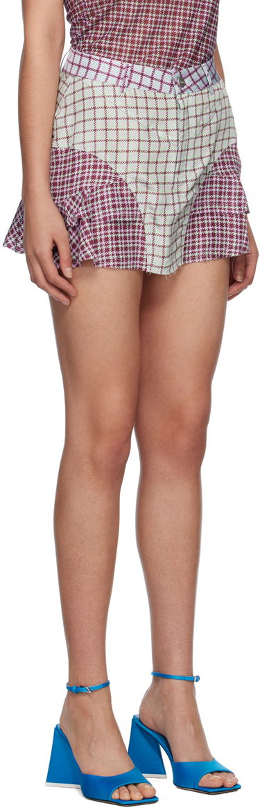 Nederdel Miaou Miaou Houndstooth Miniskirt Flerfarvet | 4030TAFBRS, 1