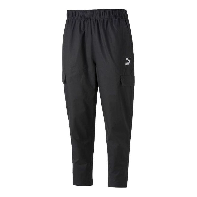 Cargo bukser Puma Classics Woven Cargo Pants Sort | 537696-01, 0