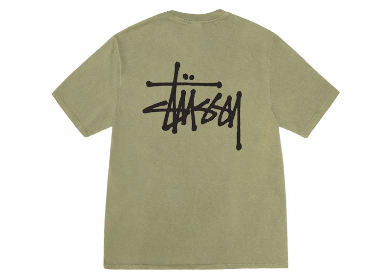 T-shirt Stüssy Pigment Dyed T-Shirt Grøn | 1905001-0403