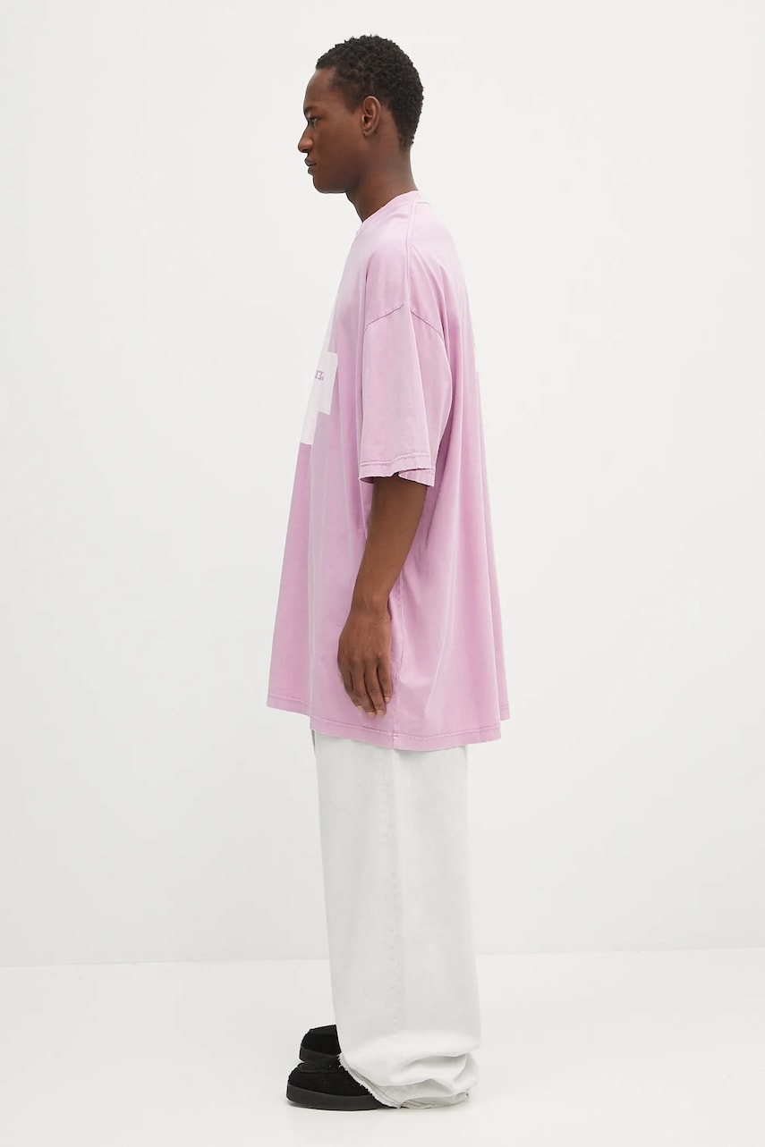 T-shirt 032C 032C 'Point Zero' Print T-Shirt Lyserød | S25.URC.0152.850, 1
