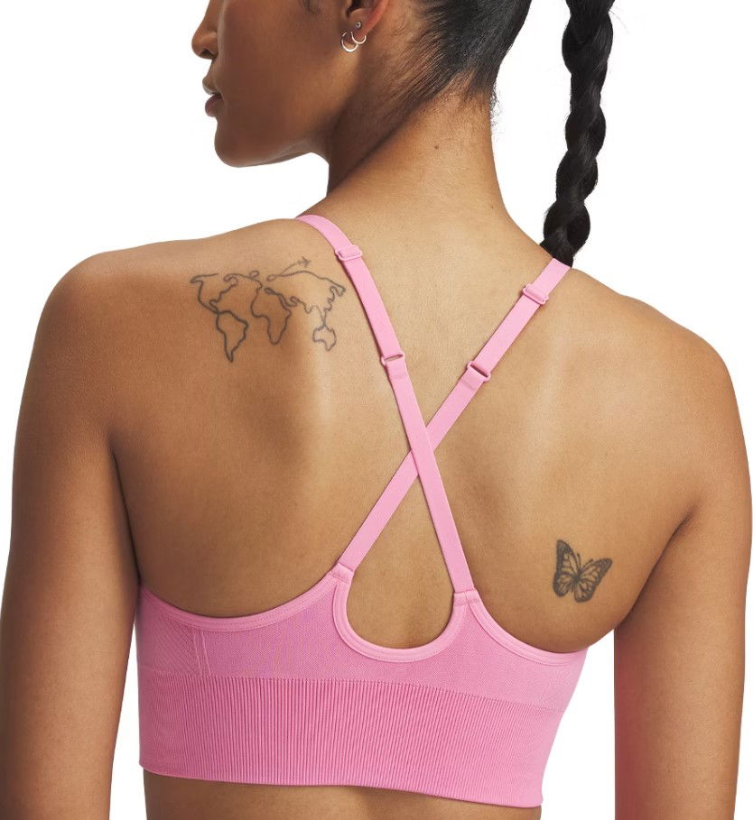 Bh Under Armour Under Armour Vanish Seamless Washed Low Bra Lyserød | 1388111-681, 1