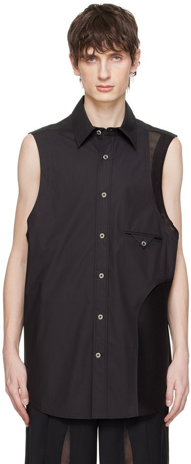 Skjorte Feng Chen Wang Feng Chen Wang Sleeveless Shirt Sort | FUS17SR08, 0