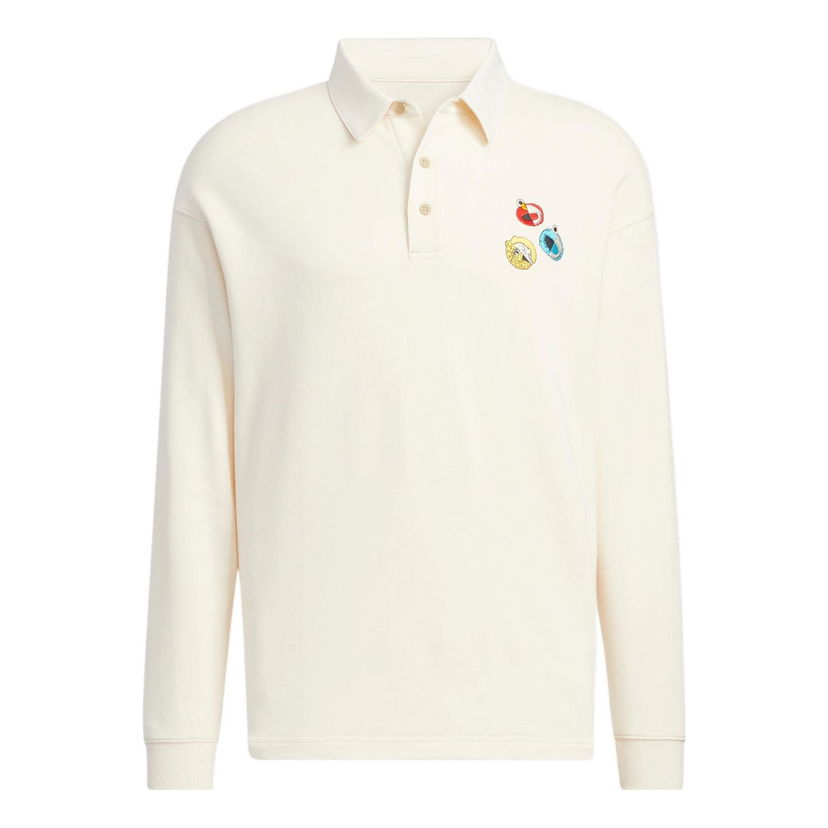 Polo skjorte adidas Originals Sesame Street x JF Crossover Long Sleeve Polo Shirt Beige | HM9949