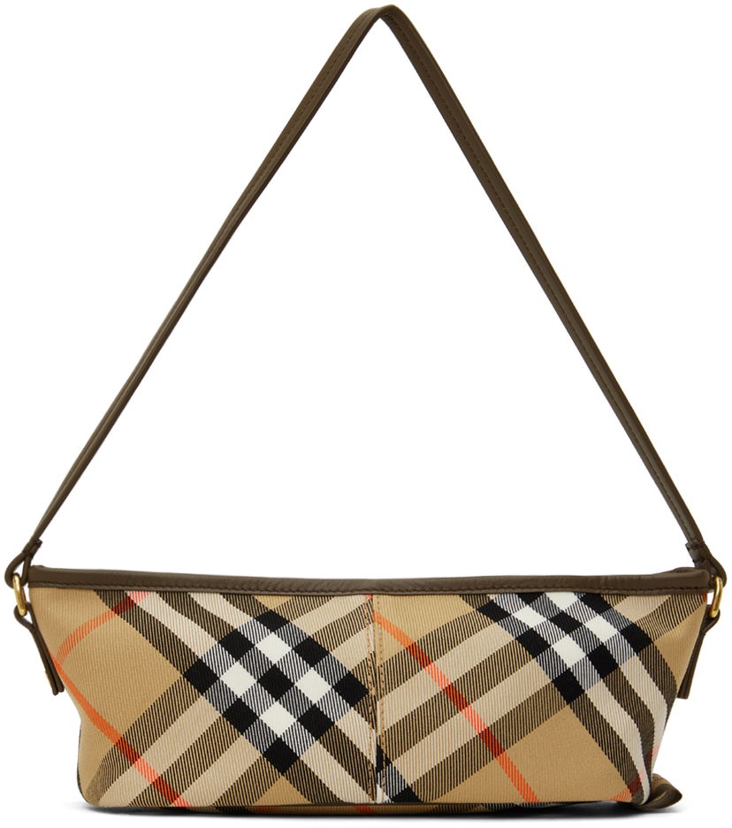 Tøj Burberry Beige Check Mini Bag Beige | 8095296