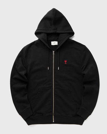 Sweatshirt AMI AMI Paris Classic Ami De Coeur Zip Hoodie 3XL Sort | BFUSW435.730-001, 0