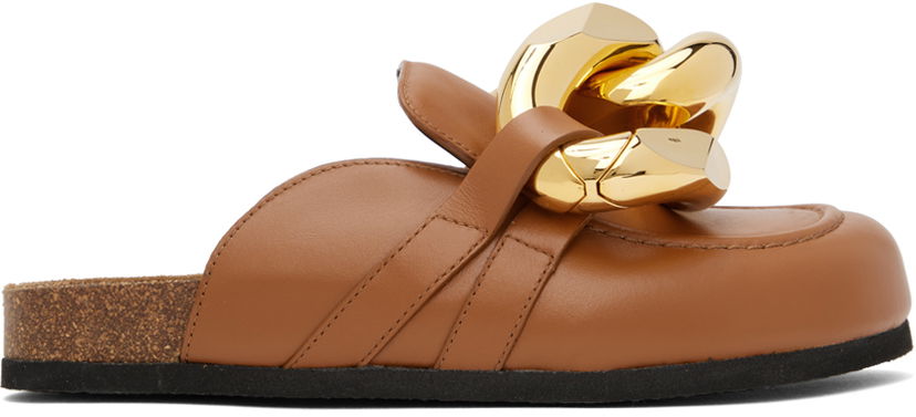 Halskæde JW Anderson Tan Chain Loafers Brun | AN35004A