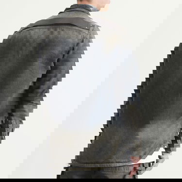 Skjorte Rick Owens Fogpocket Denim Shirt Grå | RU02E1237-DKDEG-78D, 3