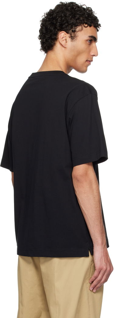 T-shirt MAISON KITSUNÉ Maison Kitsuné Embossed Fox Oversize T-Shirt Sort | OM00116KJ7016, 2