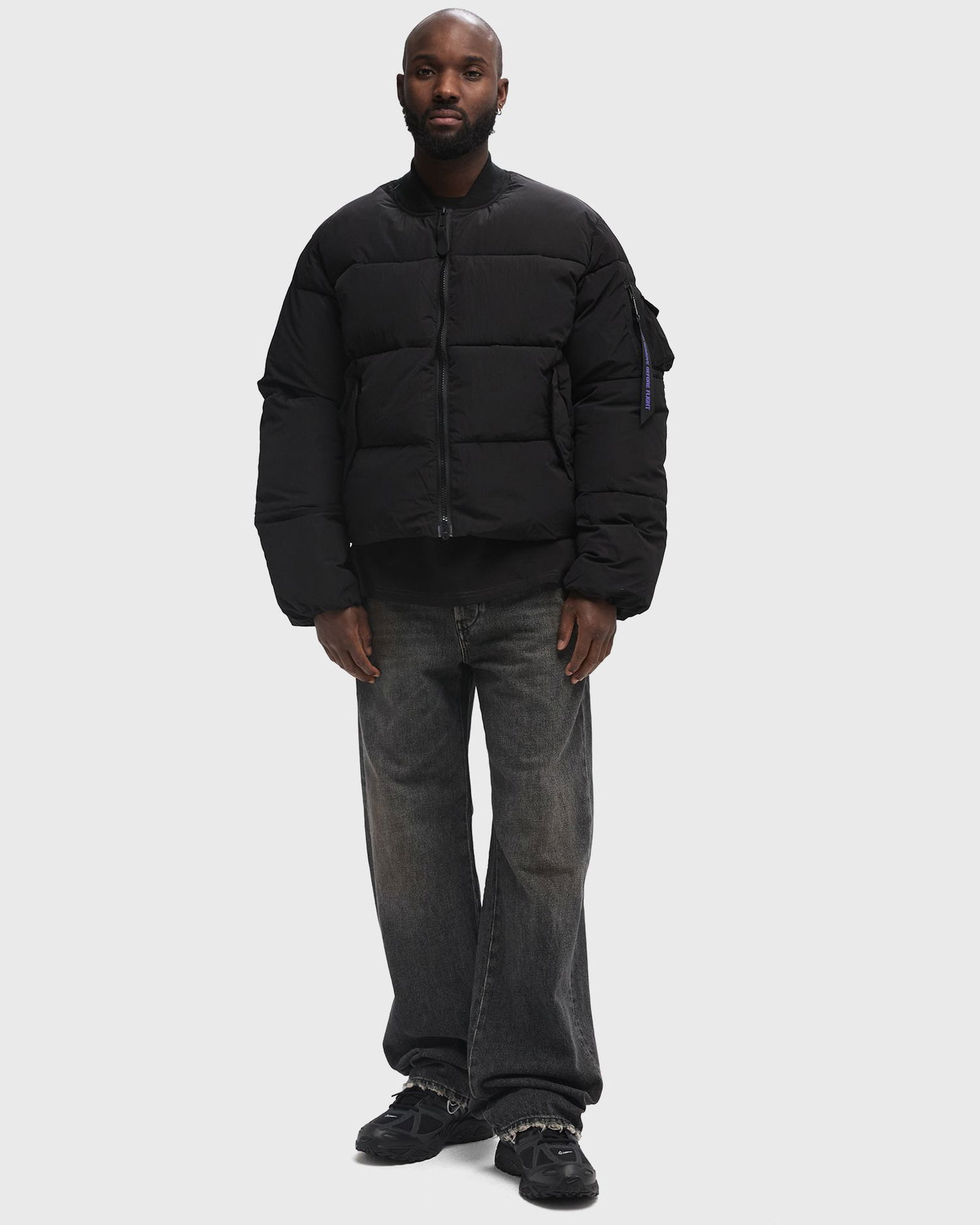 Bomberjakke Alpha Industries MA-1 Puffer Jacket Sort | 148137UV-03, 1