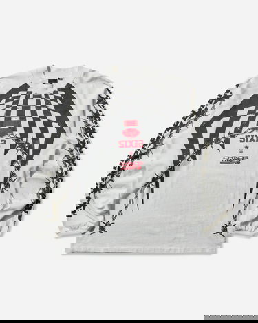 T-shirt Vans Act of Disagreement Hazard Checkered Barbed Wire SIXIR Chaos Times Longsleeve T-Shirt Hvid | VN000RPWWHT1, 0