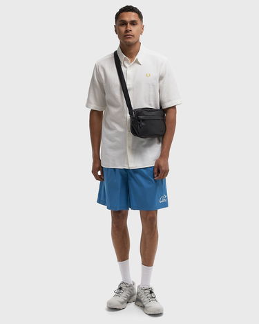 Skjorte Fred Perry Seersucker Short Sleeve Shirt Hvid | M9902-129, 2