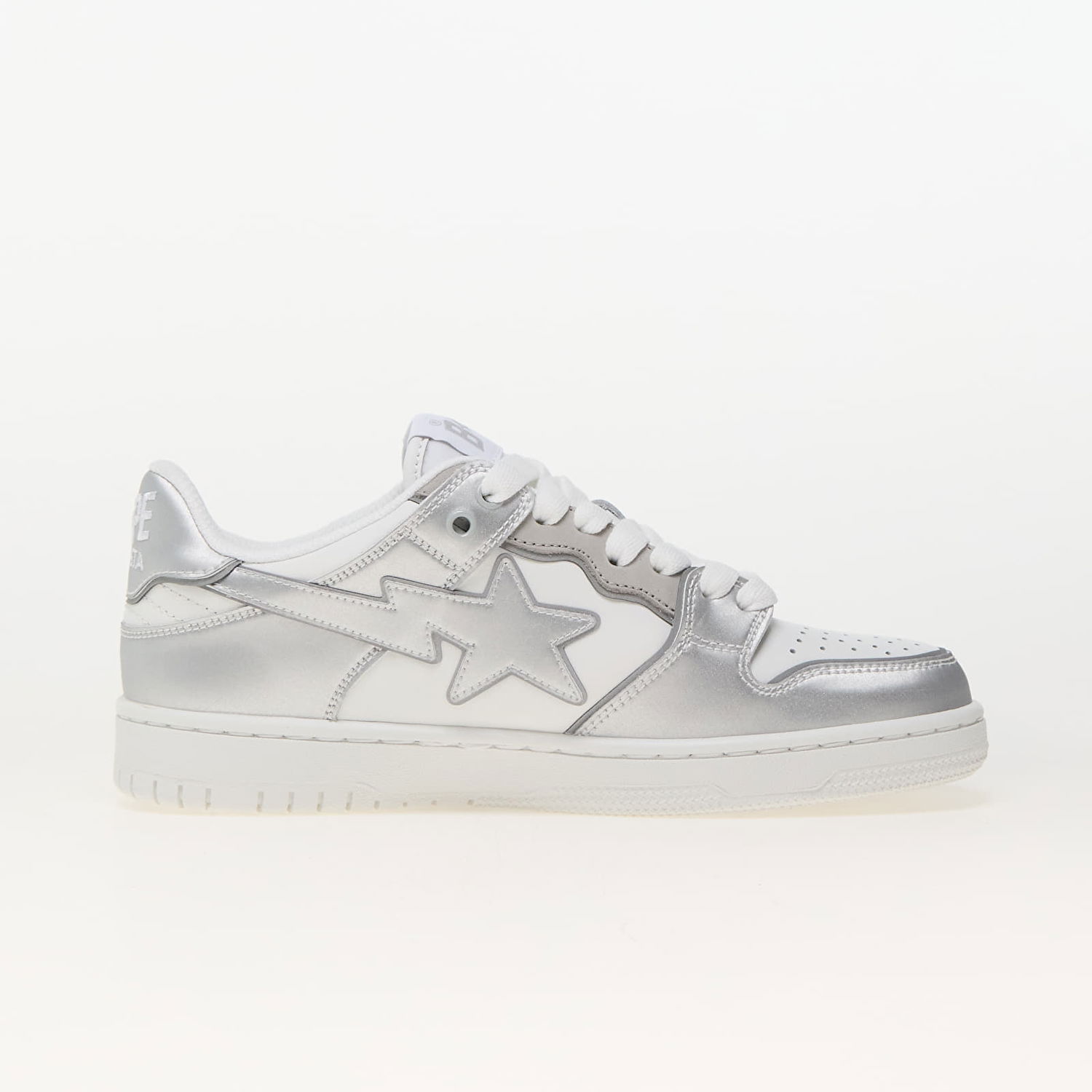Sneakers og sko BAPE A BATHING APE Bape Sk8 Sta 4 L White Metalisk | 001FWK302311LWHT, 1
